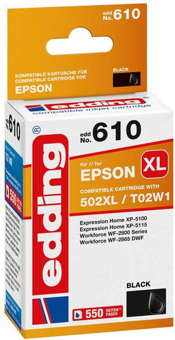 Edding EDD-610 inktcartridge 1 stuk(s) Compatibel Zwart