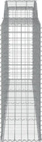 vidaXL - Schanskorven - 6 - st - gewelfd - 300x50x140/160 - cm - ijzer