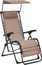 vidaXL - Terrasstoelen - 2 - st - inklapbaar - textileen - taupe