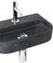 Differnz Ovale Small Fonteinset - Bluestone - 38 x 24 x 7 cm - Zwart