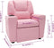 vidaXL - Kinderfauteuil - verstelbaar - kunstleer - roze