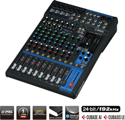 Yamaha MG12XU - Mengpaneel 12-kanaals - D-PRE voorversterkers met effecten