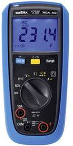 Metrix MTX 202 Multimeter Digitaal Spatdicht (IP54) CAT III 600 V Weergave (counts): 4000