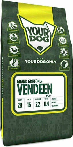 Yourdog Grand griffon vendéen Rasspecifiek Puppy Hondenvoer 6kg | Hondenbrokken
