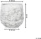 DIONI - Plantenbak - Grijs - 39 cm - Klei-vezelmengsel