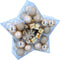 Christmas Gifts Kerstballen Set Goud - 56 Stuks Kunststof Kerstballen - Kerstversiering Verschillende Vormen
