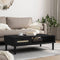 vidaXL - Salontafel - SENJA - 100x55x33 - cm - rattan-look - massief - hout - zwart