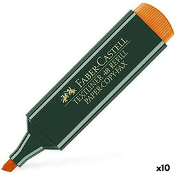 Markering Faber-Castell TEXTLINER 48 Oranje (10 Stuks)