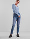 Pieces PCCHRISTY NEW - LS TOP BC Dames T-shirt - V-hals met mouwdetail - Maat XS
