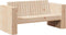 vidaXL - Tuinbank - 2-Zits - 134x60x62 - cm - Massief - Grenenhout