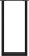 vidaXL - Salontafelpoten - 2 - st - U-vormig - 28x(72-73) - cm - staal - zwart