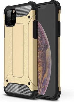 Lunso - Armor Guard hoes - Geschikt voor iPhone 11 Pro Max - Goud