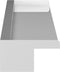 vidaXL - Zwembadwaterval - rechthoekig - 110 - cm - roestvrij - staal
