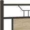 vidaXL - Bedframe - zonder - matras - hout - sonoma - eikenkleurig - 150x200 - cm