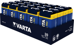 Varta Industrial Pro - Alkaline batterij 9V - Hoge capaciteit - Blauw