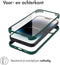 Accezz 360° Full Protective Cover iPhone 14 Pro - Militaire valbescherming tot 1,5 meter - Groen