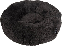 District 70 FUZZ Donut Hondenmand - Donutvormig - Warm en comfortabel - Donker Grijs - Maat L Ø 80 cm