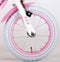 Volare Rose Kinderfiets - Meisjes - 14 inch - Roze/Wit - 95% afgemonteerd