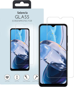 Selencia Moto E22 - Gehard Glas Screenprotector - 9H krasbestendig