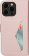 Mobiparts Classic Wallet Case - Flip Cover - Ruimte voor pasjes - Roze (iPhone 15 Pro Max)