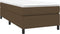 vidaXL - Bedframe - zonder - matras - 80x200 - cm - stof - donkerbruin