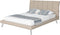 BETIN - Tweepersoonsbed - Zandbeige - 160 x 200 cm - Kunstleer