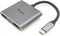 Equip 133484 - USB-C 4-in-1 Dual HDMI Adapter - 5000 Mbit/s - Zilver