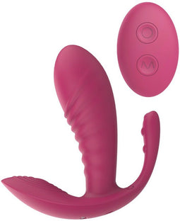 ESSENTIALS TRIPLE PLEASURE VIBE PINK