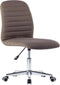 vidaXL - Eetkamerstoelen - draaibaar - 2 - st - stof - taupe