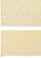 J-Line tafelkleed Indi - textiel - geel - 2 stuks