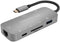 Terratec Connect C8 - USB-C multiport hub - 4K HDMI 2x USB 3.0 Gigabit Ethernet - Grijs
