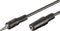 Audio Jack Cable (3.5mm) Ewent EW-220200-030-N-P Black