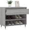 vidaXL - Schoenenkast - 70x36x60 - cm - bewerkt - hout - sonoma - grijs