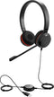 Jabra EVOLVE 20 - Headset - USB - Stereo - Zwart/Rood