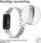 imoshion Bandje met Horlogeband inkorter - Geschikt voor Fitbit Luxe - imoshion Stalen band zonder installatiehulp - Zilver