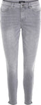 VERO MODA VMTILDE - Slim fit denim jeans - Mid rise - Licht grijs