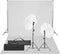 vidaXL - Fotostudioset - met - verlichtingsset - en - achtergrond