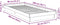 vidaXL - Bedframe - zonder - matras - 80x200 - cm - massief - eikenhout