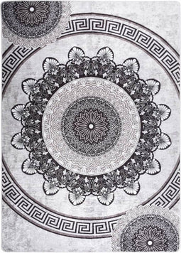vidaXL - Vloerkleed - wasbaar - anti-slip - 120x170 - cm - meerkleurig
