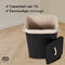 Infinity Goods Bamboe Wasmand - Wassorteerder - Deksel - 72 Liter - Zwart