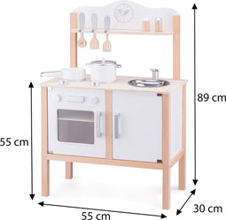 New Classic Toys® Houten Speelkeuken - Kinderkeuken - Accessoires - Wit