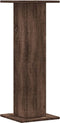 vidaXL - Plantenstandaards - 2 - st - 30x30x80 - cm - bewerkt - hout - bruin - eiken