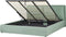 BAJONNA - Bed met opbergruimte - Mintgroen - 180 x 200 cm - Fluweel