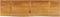 vidaXL - Tafelblad - met - natuurlijke - rand - 100x30x2,5 - cm - massief - mangohout