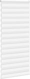 vidaXL - Zebra - rolgordijn - 110x230 - cm - stofbreedte - 105,9cm - polyester - wit