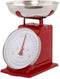 PLINT Retro Keukenweegschaal - Rood - Scandinavisch Design