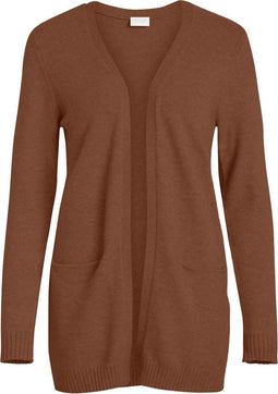 VILA VIRIL OPEN LS KNIT CARDIGAN - Fijn gebreid - Zachte brei kwaliteit - Maat S