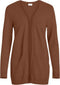 VILA VIRIL OPEN LS KNIT CARDIGAN - Fijn gebreid - Zachte brei kwaliteit - Maat S
