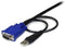 KVM switch Startech SVECONUS6 1,8 m