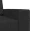 vidaXL - Vloersofa - Bed - 2-in-1 - Zwart - 245x150x60.5 - cm - Stof